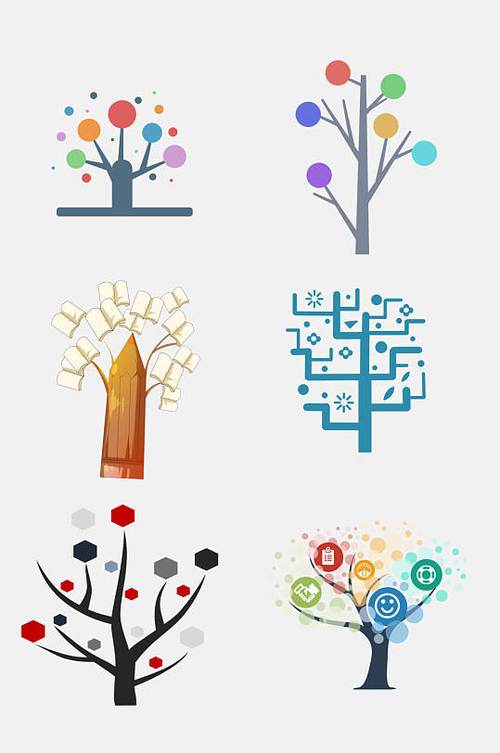 创意图形树，如何用图形绘出树的灵魂？-图3