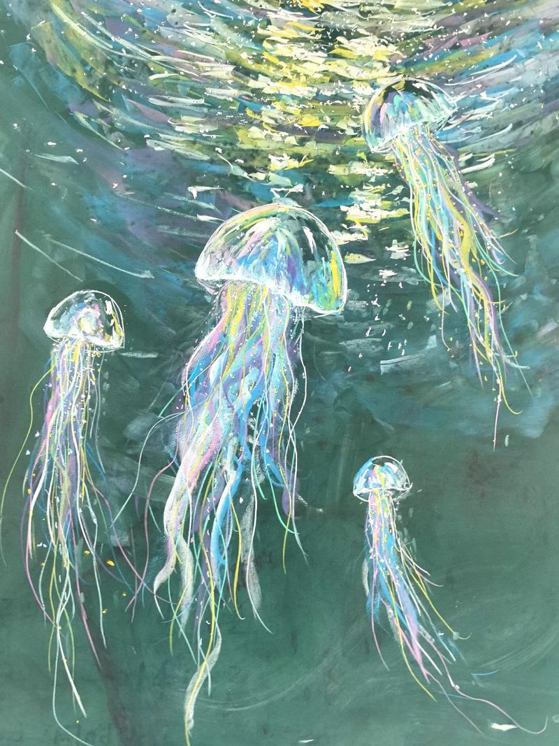 简单创意黑板报粉笔画-图2