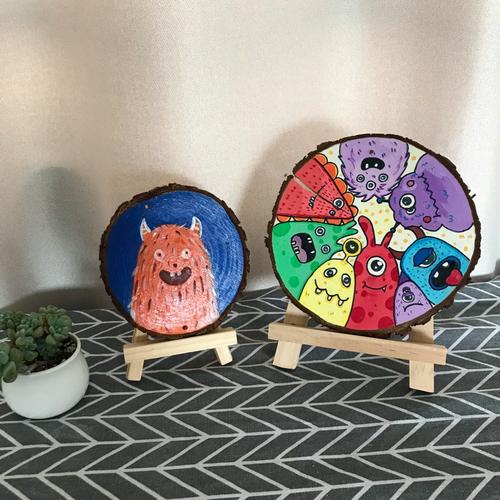 圆板创意画-图1