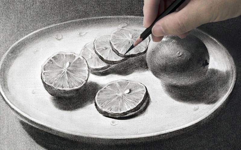 水果盘写生如何抓准形态与色彩？-图1