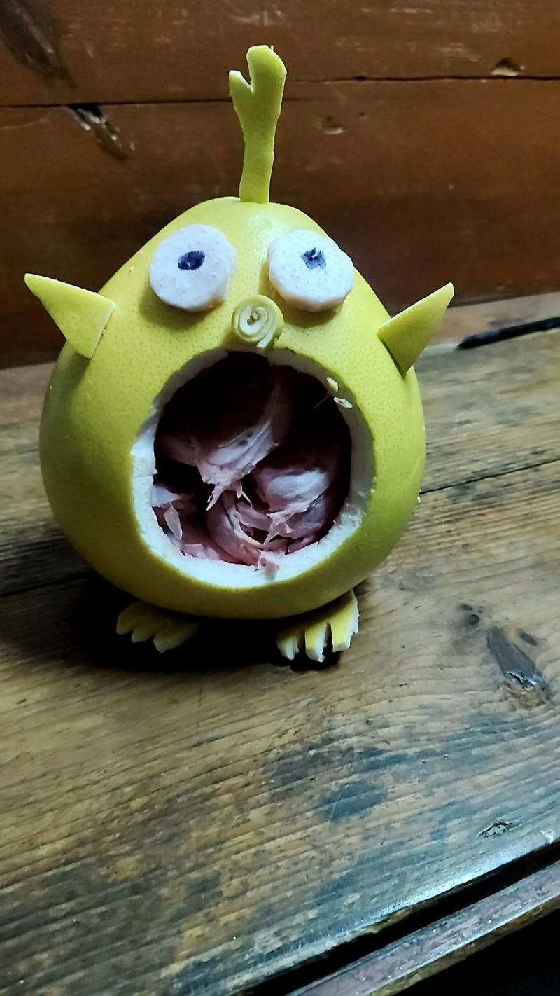 柚子皮创意手工-图3