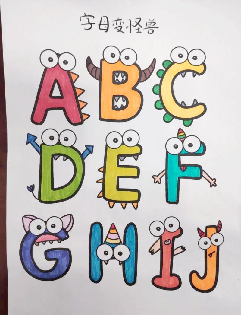 创意画g字母有哪些惊艳画法？-图1