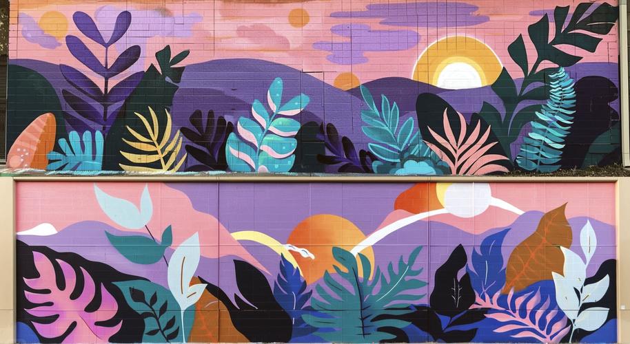 创意简约墙绘素材图片-图3