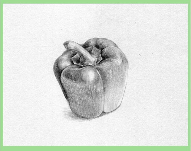 创意素描青椒-图2