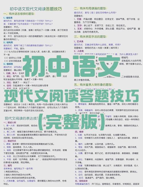 初中生阅读题答题技巧-图3