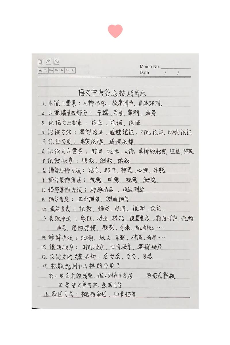 中学语文答题技巧-图2