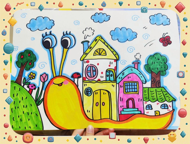 幼儿园创意美术作品图片，如何激发孩子想象力？-图3