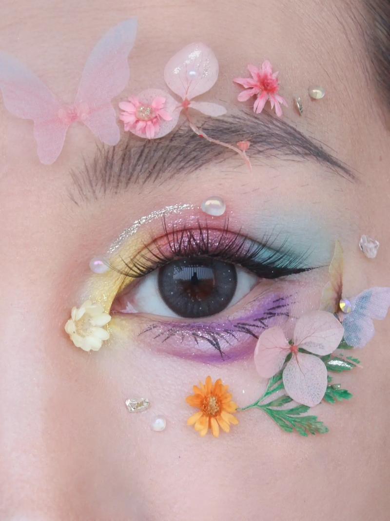 创意彩妆花朵-图1 创意彩妆花朵-图1