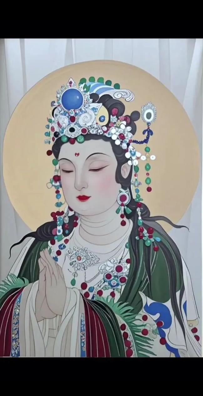 菩萨创意画-图1