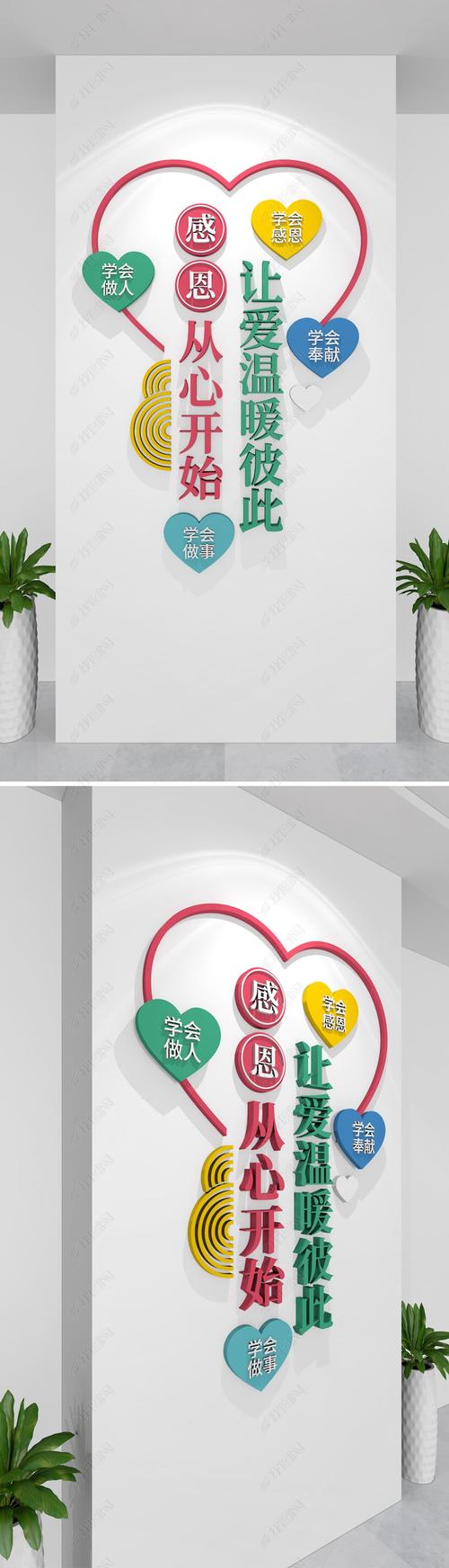 如何设计创意感恩文化墙?-图3 如何设计创意感恩文化墙?-图3