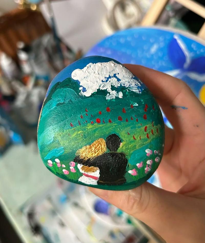 创意石头画图片大全-图1